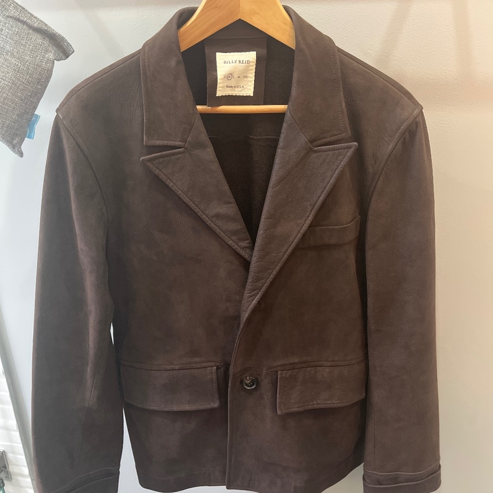 Billy Reid Men’s Leather/Suede Jacket/Blazer